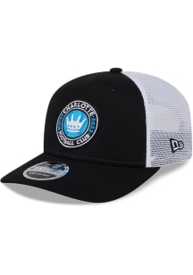 New Era Charlotte FC 9SEVENTY Stretch Snap Cotton Trucker Adjustable Hat - Black