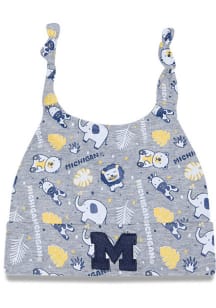 Michigan Wolverines New Era Animal Baby Beanie Baby Knit Hat - Grey