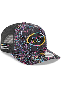 New Era New York Jets 2025 Crucial Catch Stretch 9SEVENTY Adjustable Hat - Black