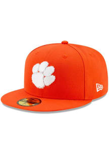 New Era Clemson Tigers Mens Orange 59FIFTY Fitted Hat