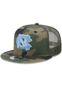 New Era North Carolina Tar Heels Brown Trucker 9FIFTY Mens Snapback Hat