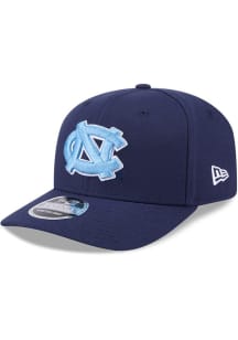 New Era North Carolina Tar Heels Stretch Snap 9SEVENTY Adjustable Hat - Navy Blue