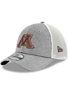 Minnesota Golden Gophers New Era Shadow Tech Neo 39THIRTY Flex Hat - Grey