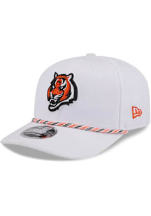 New Era Cincinnati Bengals Multi Rope Stretch Snap 9SEVENTY Adjustable Hat - White