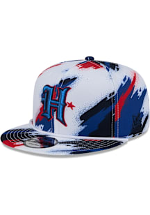 New Era Houston Texans White Paint JR 9FIFTY Youth Snapback Hat