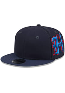 New Era Houston Texans Navy Blue Helmet 9FIFTY Mens Snapback Hat