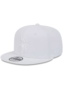 New Era Minnesota Vikings White Tonal Evergreen 9FIFTY Mens Snapback Hat