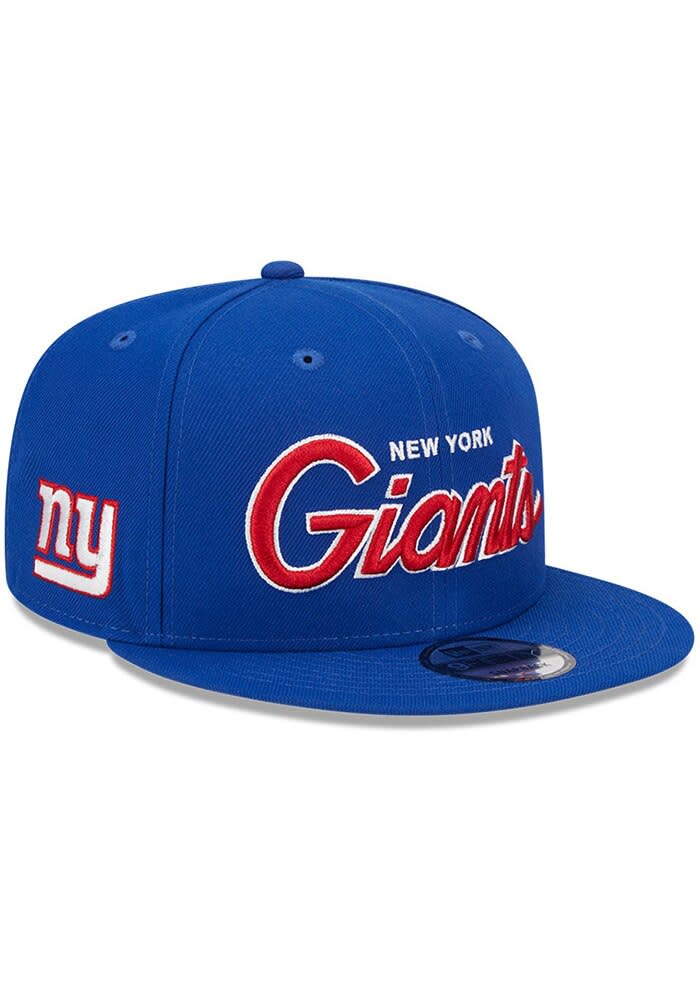 New York Giants New Era BLUE Evergreen Script 9FIFTY Snapback Hat
