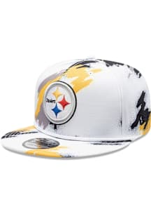 New Era Pittsburgh Steelers White Paint JR 9FIFTY Youth Snapback Hat