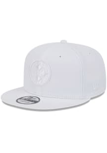 New Era Pittsburgh Steelers White Tonal Evergreen 9FIFTY Mens Snapback Hat