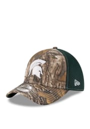 New Era Michigan State Spartans Mens Green Realtree Neo 39THIRTY Flex Hat