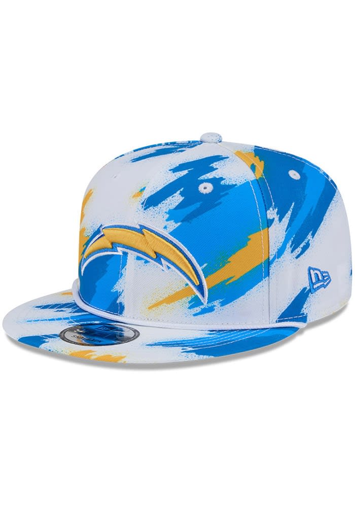 New Era NFL L A Chargers キャップ フリーサイズ Los Angeles Chargers New Era White Paint 9FIFTY Snapback Hat