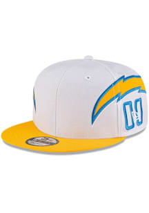 New Era Los Angeles Chargers White Helmet 9FIFTY Mens Snapback Hat
