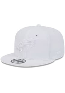 New Era Philadelphia Eagles White Tonal Evergreen 9FIFTY Mens Snapback Hat
