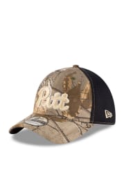 New Era Pitt Panthers Mens Green Realtree Neo 39THIRTY Flex Hat
