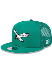New Era Philadelphia Eagles Green Evergreen JR 9FIFTY Trucker Youth Snapback Hat