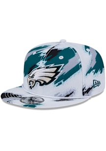 New Era Philadelphia Eagles White Paint 9FIFTY Mens Snapback Hat