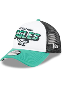New Era Philadelphia Eagles Green Streak A Frame 9FORTY Youth Adjustable Hat
