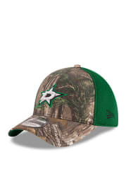 New Era Dallas Stars Mens Green Realtree Neo 39THIRTY Flex Hat