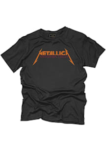 Original Retro Brand Virginia Tech Hokies Black Metallica Short Sleeve T Shirt