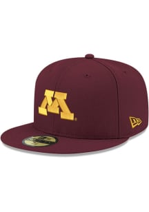 Minnesota Golden Gophers New Era Basic 59FIFTY Fitted Hat - Maroon