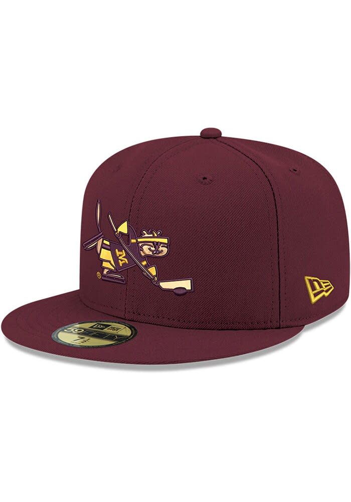 Minnesota Golden Gophers Mens Basic 59FIFTY MAROON New Era Fitted