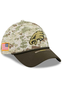New Era Philadelphia Eagles Mens Green 2025 Salute To Service Camo 39THIRTY Flex Hat
