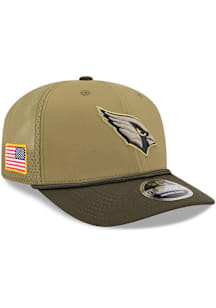 New Era Arizona Cardinals 2025 Salute To Service Stretch 9SEVENTY Trucker Adjustable Hat - Green