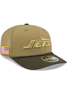New Era New York Jets 2025 Salute To Service Stretch 9SEVENTY Trucker Adjustable Hat - Green