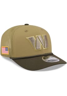 New Era Washington Commanders 2025 Salute To Service Stretch 9SEVENTY Trucker Adjustable Hat - Gre..