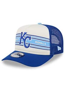 New Era Kansas City Royals Banner A-Frame 9FIFTY Adjustable Hat - Ivory