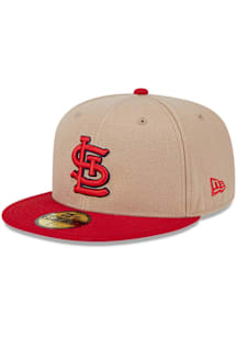 New Era St Louis Cardinals Mens Brown Evergreen 59FIFTY Fitted Hat