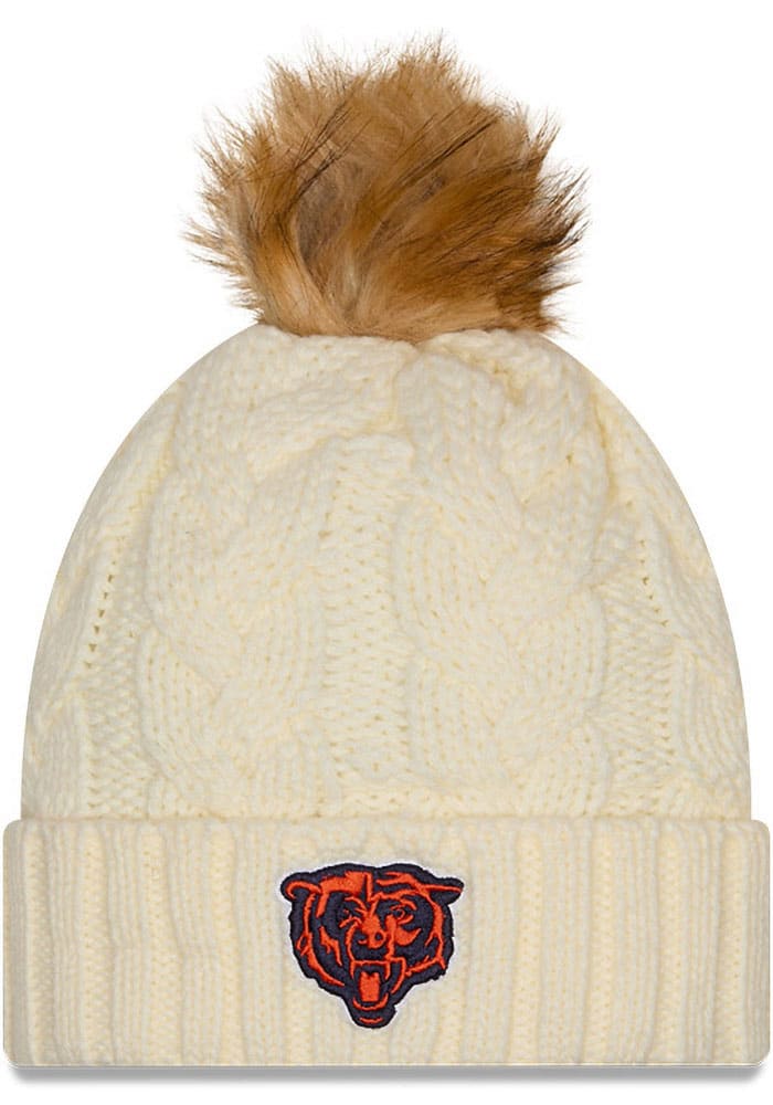 Chicago Knit Hat with Fox Fur Pom Double Pom FOX Fur Beanie Women, 2 Pom FOX Fur Knit Winter  main image 3