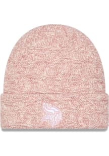 New Era Minnesota Vikings Pink Metallic Cuff Womens Knit Hat