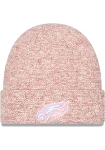 New Era Philadelphia Eagles Pink Metallic Cuff Womens Knit Hat