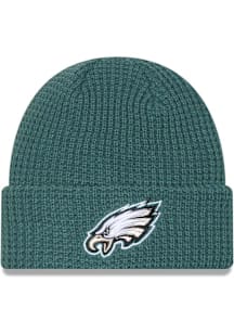 New Era Philadelphia Eagles Green Waffle Cuff Mens Knit Hat