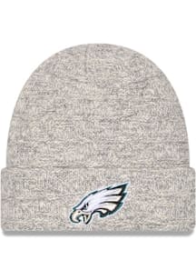 New Era Philadelphia Eagles Grey Metallic Cuff Womens Knit Hat