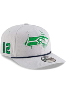New Era Seattle Seahawks 2025 NFL Rivalry 9SEVENTY Adjustable Hat - White