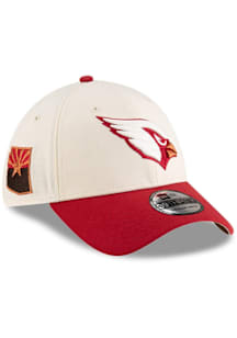 New Era Arizona Cardinals Mens Tan 2025 NFL Rivalry 39THIRTY Flex Hat