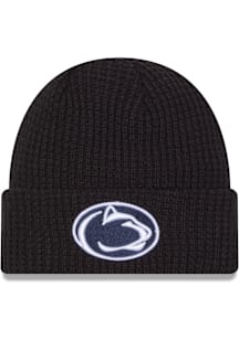 New Era Penn State Nittany Lions Jr Waffle Cuff Baby Knit Hat - Navy Blue