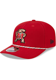New Era Maryland Terrapins Multi Rope Stretch Snap 9SEVENTY Adjustable Hat - Red