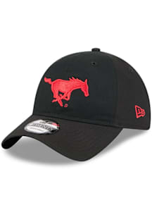 New Era SMU Mustangs Evergreen 9TWENTY Adjustable Hat - Black