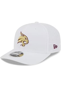 New Era Texas State Bobcats Evergreen Perform 9SEVENTY Stretch Snap Adjustable Hat - White