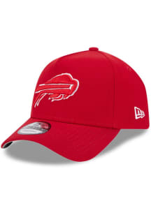 New Era Buffalo Bills 9FORTY A-Frame Adjustable Hat - Red