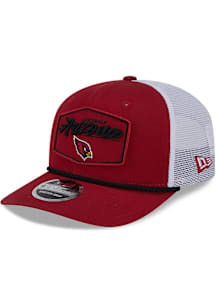 New Era Arizona Cardinals 9SEVENTY Stretch Snap Cotton Trucker Patch Adjustable Hat - Cardinal