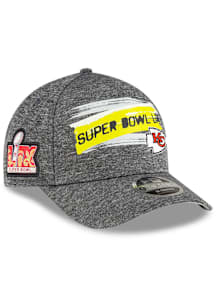 New Era Kansas City Chiefs 2024 Super Bowl LIX Participant 9FORTY M Crown A Frame Adjustable Hat -..