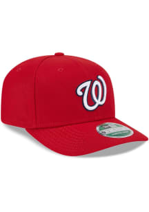 New Era Washington Nationals Player Replica 9SEVENTY Stretch Snap Adjustable Hat - Red