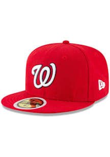 New Era Washington Nationals Red AC Home JR 59FIFTY Youth Fitted Hat