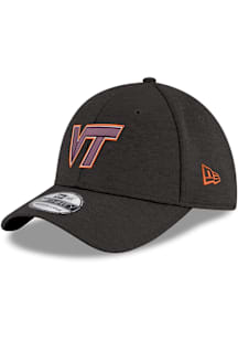 New Era Virginia Tech Hokies Mens Black Shadow Tech Neo 39THIRTY Flex Hat