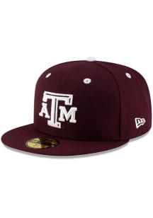 New Era Texas A&amp;M Aggies Mens Maroon NCAA AC 59FIFTY Fitted Hat
